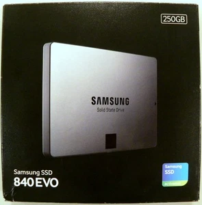SAMSUNG 840 EVO 250GB SSD MZ7TE250HMHP Boxed Complete - Picture 1 of 8