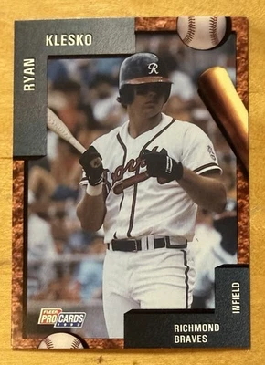 Ryan Klesko 1992 Fleer ProCards #383 Richmond Braves Mint Rare - Image 1 of 2