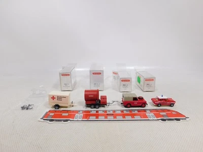 Mint 1:87 H0 4X Modello 0865 DRK 0861 Trabant Land Rover FW 600 - Immagine 1 di 4