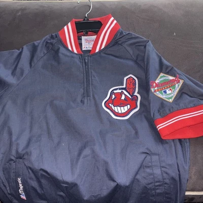 Chaqueta Azul Indios Auténtica Majestuosa De Colección Para Hombre, Manga Corta, Col Diamante Foto 1 de 4