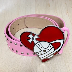 Women's Wear Vivienne Westwood Vivienne Westwood Heart Buckle Belt Pink - Picture 1 of 4