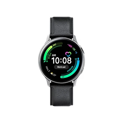 USED- Samsung Galaxy Watch Active2 40mm SILVER Aluminum Case - Image 1 of 2