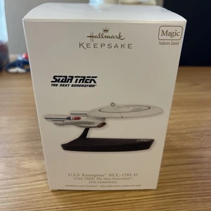 Hallmark Star Trek U.S.S. Enterprise NCC-1701-D Ornament 2012 25th Anniversary - Picture 1 of 3