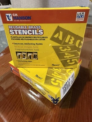 CH Hanson Reutilizable 15 piezas Números de Latón Solo Plantillas Reese’s Foto 1 de 4