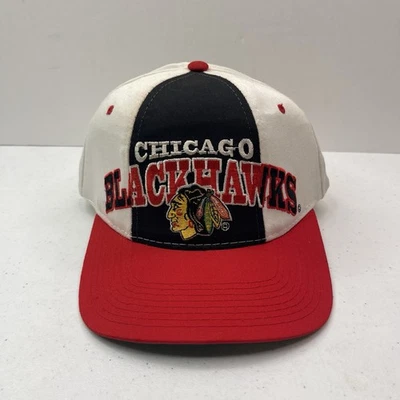 Gorra de colección Chicago Blackhawks Snap Back NHL Hockey Starter Tri Power Foto 1 de 4