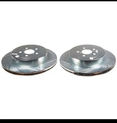 Rotores de freno traseros PowerStop JBR1795XPR jpr1795xl para Subaru BRZ 2017-2020 Foto 1 de 2