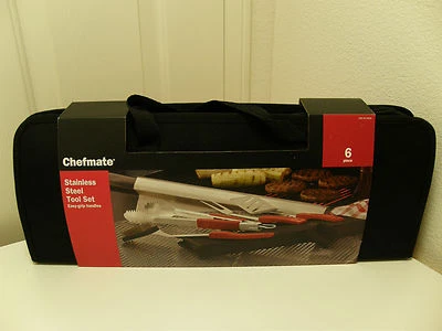 Chefmate Stainless Steel BBQ tool set  076903941399 - Image 1 of 4
