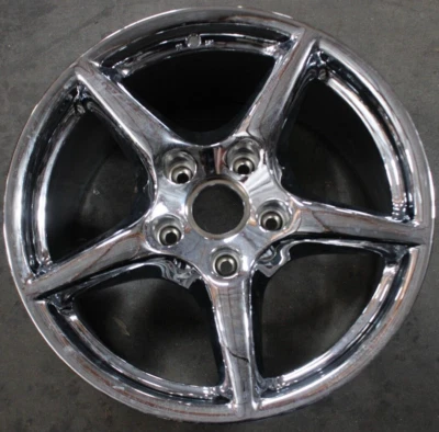 2005-2008 PORSCHE 911 18X10 18" OEM WHEEL RIM 67322 99736214001 CHROME REAR Foto 1 de 4