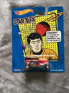 HOT WHEELS POP CAR CULTURE REAL RIDERS STAR TREK SULU MIDNIGHT OTTO - Picture 1 of 2