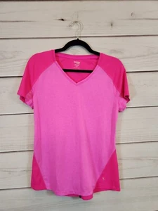 Danskin Now Women's Drimore Workout Short Sleeve T-Shirt Pink Size M - Picture 1 of 6