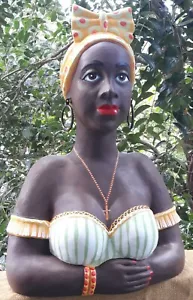 Brazilian Girlfriend Namoradeira Bust Sculpture Home Decor Figurine Statue 24" - Bild 1 von 6