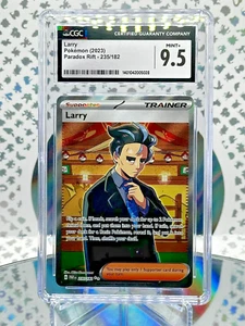 CGC 9.5 Larry 235/182 Paradox Rift Secret Illustration Rare Pokemon Trainer Card - Picture 1 of 1