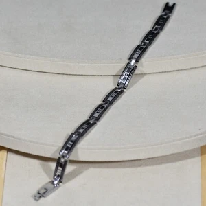 Bracciale uomo in acciaio a maglia morbida - Imagen 1 de 3