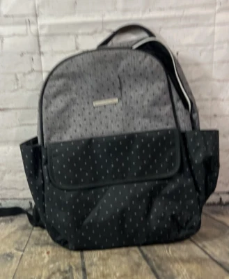 Mochila de pañales Bannerfish Studio Dottie - negra/gris Foto 1 de 4