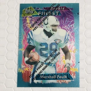 Marshall Faulk RC 1995 Topps Finest Indianapolis Colts / Rams HOF Rookie - Picture 1 of 3