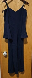Intermix Pullover dunkelblau Schulterfrei Jumpsuit Größe 0 - Bild 1 von 2