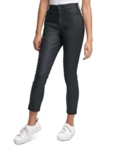 MSRP $79 Calvin Klein Jeans High Rise Skinny Jeans Black Size 24 - Picture 1 of 1