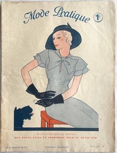 MODE PRATIQUE n° 22 du Samedi 28 Mai 1932 ancienne revue couture pour femme - Picture 1 of 5