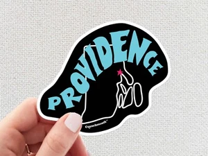 Providence RI Retro Travel Sticker Waterproof State Outline Decal for Laptop Car - Picture 1 of 4