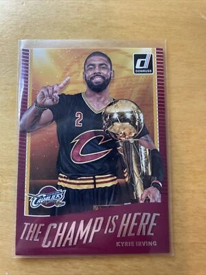 2017 Panini Donruss Kyrie Irving “The Champ is Here” NBA Insert Card #2 - Image 1 of 2