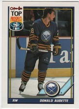 1991/92 O-PEE-CHEE #273 Donald Audette RC-Near Mint
