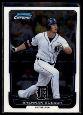2012 Bowman Chrome   Brennan Boesch #212 Detroit Tigers - Image 1 of 2