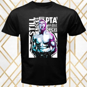 Dricus Du Plessis MMA Fighter Champion Hombre Negro Talla S - 5XL - Imagen 1 de 1