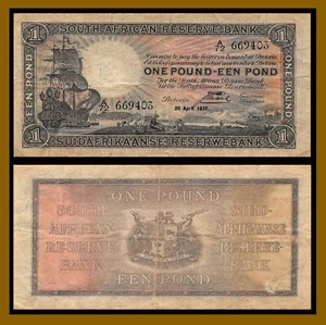 South Africa 1 Pound, 1938 P-84c Cir - Picture 1 of 1