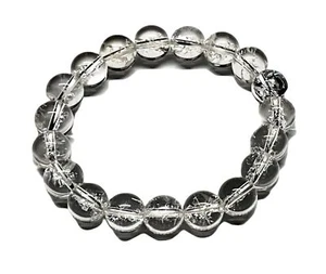 AAAAA Nirvana Crystal Quartz Bracelet, Reiki Healing Chakra 10mm Genuine - Picture 1 of 7