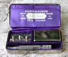 ancien rasoir de sureté new spark paris  dans sa boite ( safety razor )