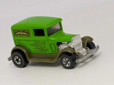 Vintage 1977 Hot Wheels A-OK Green Early Times Delivery Truck Ford Hong Kong - Image 1 of 4