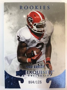 2014 Upper Deck TODD GURLEY - Exquisite Collection Rookies /125 #ER-TG - A1009 - Picture 1 of 2