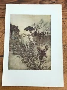 1917 arthur rackham print ( rip van winkle ) ref 15 - Picture 1 of 2