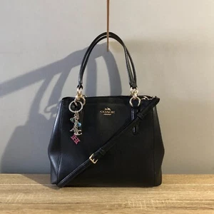 Cartera de mano Coach Minetta Chicago de cuero granulado negro bandolera - Imagen 1 de 16