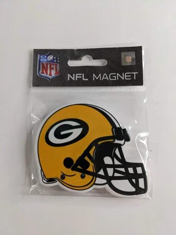 Green Bay Packers Magnet Helmet 3" x 2.5" green and gold wisconsin NFL football Cover