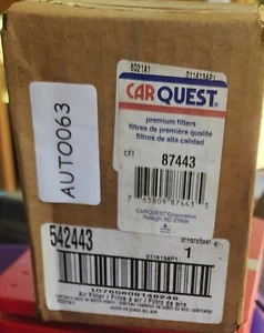 AUTO0063 - CARQUEST 87443 Premium Air Filter - New Old Stock - Picture 1 of 2