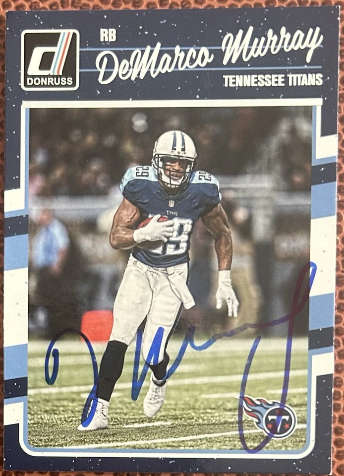 DeMarco Murray Tennessee Titans Donruss Signed Auto Autograph Card - Image 1 of 1