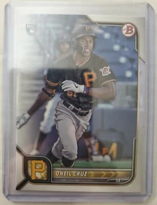 Tarjeta de novato Oneil Cruz RC 2022 Bowman Pittsburgh Pirates #51  - Imagen 1 de 7