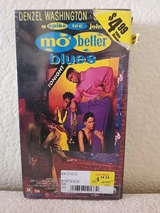 Mo' Better Blues VHS New and Sealed - Spike Lee - Denzel Washington 1990 - Bild 1 von 4