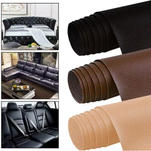 Selbstklebend Sofa Patch Reparatur Lederreparatur Kunstleder Flicken 137x50cm DE - Bild 1 von 21