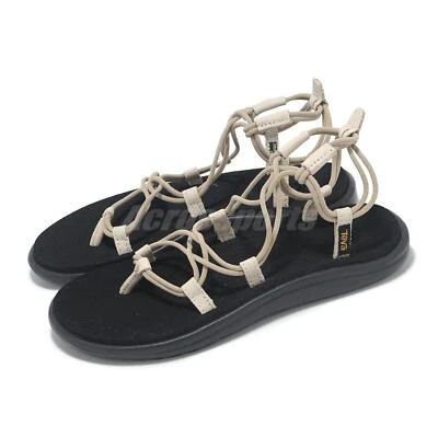 Teva W Voya Infinity Beige Black Women Casual Lifestyle Sandal 1019622-SSMBR - Bild 1 von 4