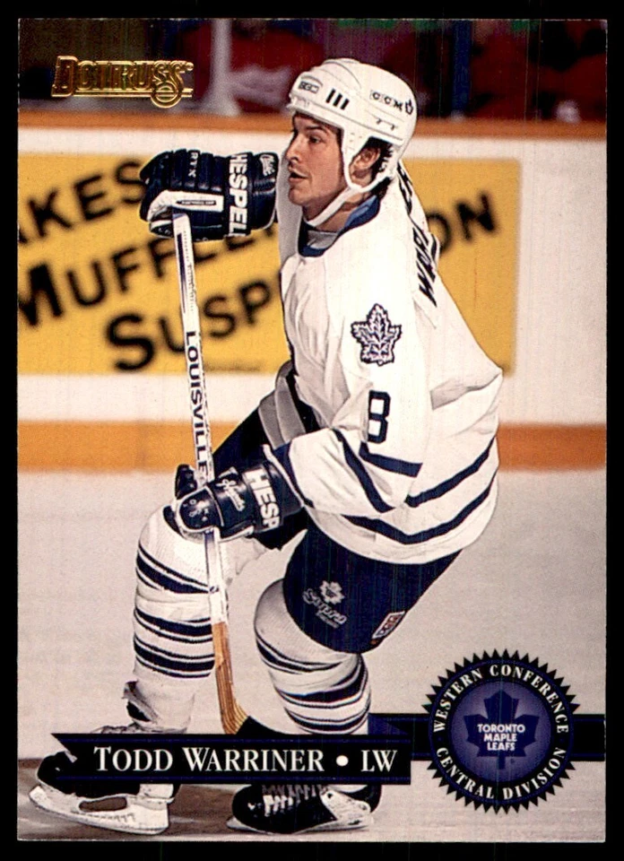 1995-96 Donruss Todd Warriner Toronto Maple Leafs #85 - Image 1 of 2