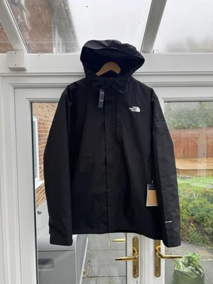 Brand New  Men’s The North Face Carto Tri Climate Black Jacket 3 In 1, XXL - Image 1 of 4
