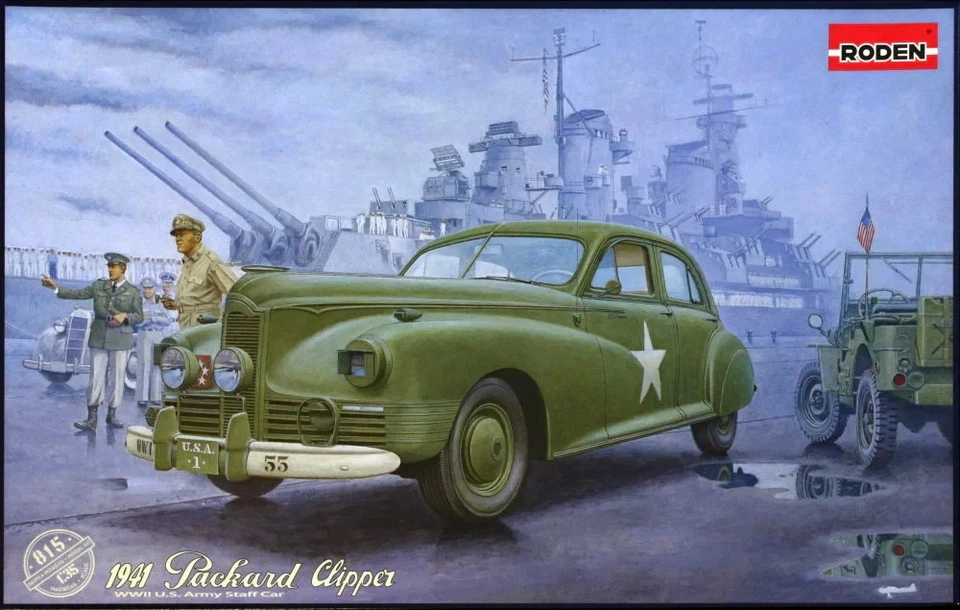 Roden 1/35 815 Packard Clipper 1941 Auto Passeggeri Americana - Immagine 1 di 1
