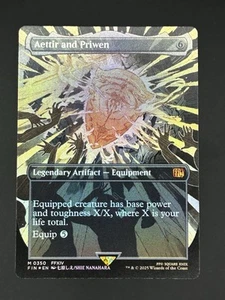 Aettir and Priwen (Borderless) - 0350 - Final Fantasy - MTG - NM - Foil - Picture 1 of 2