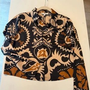 Maison D'amelie Paris floral blouse NWT S - Picture 1 of 8