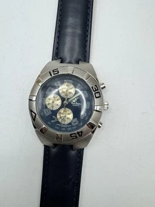Vintage Mark Naimer Mens Watch Silver Tone Quartz Wristwatch Working - Picture 1 of 8