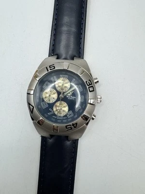 Reloj Pulsera Hombre Mark Naimer Vintage Tono Plateado Cuarzo Funcionando Foto 1 de 4