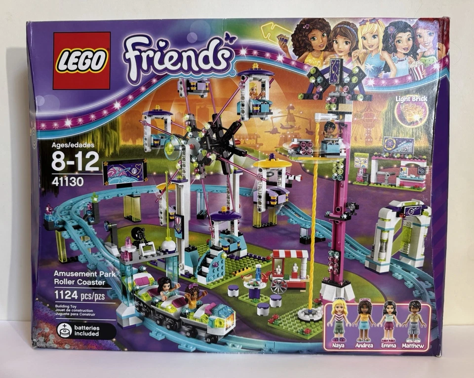 LEGO 41130 Friends Parque de Atracciones Montaña Rusa - NUEVAS Bolsas Selladas Caja Dañada Foto 1 de 3