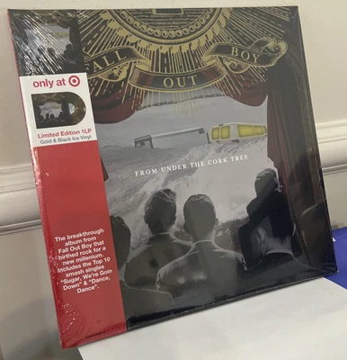 FALL OUT BOY From Under The Cork Tree NEW GOLD/BLACK ICE VINYL SEALED